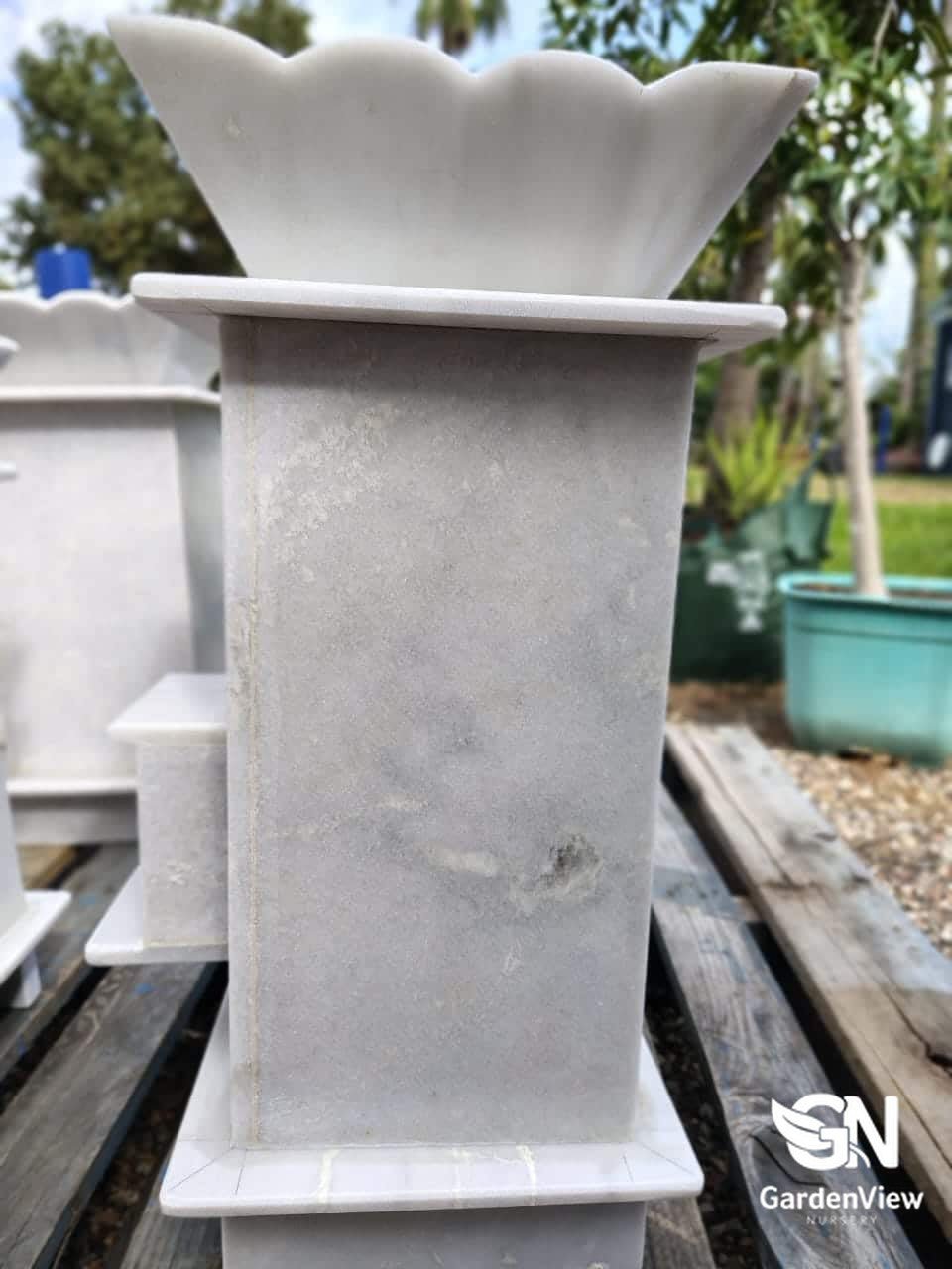 Marble Planter - Pots - Garden View Nursery
